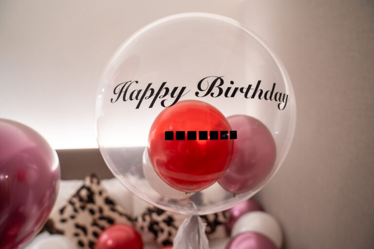 三井ガーデンホテル豊洲プレミア에서의 생일 서프라이즈 풍선 장식