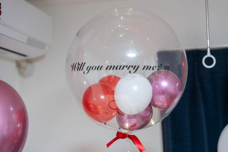 Balloon Decoration Surprise Proposal