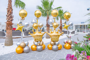 屋外イベントバルーン装飾