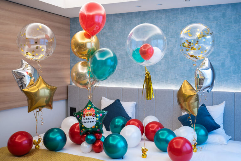 ホテルのクリスマスイベント装飾