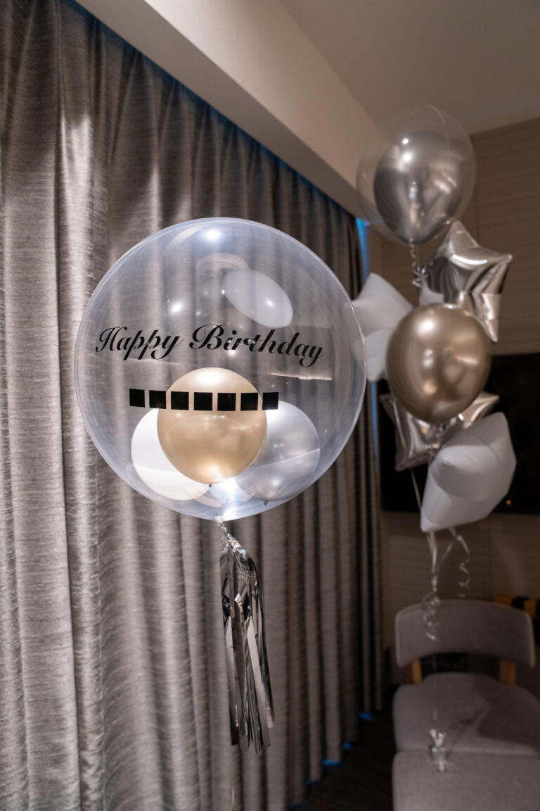 三井ガーデンホテル豊洲プレミア에서의 생일 서프라이즈 장식