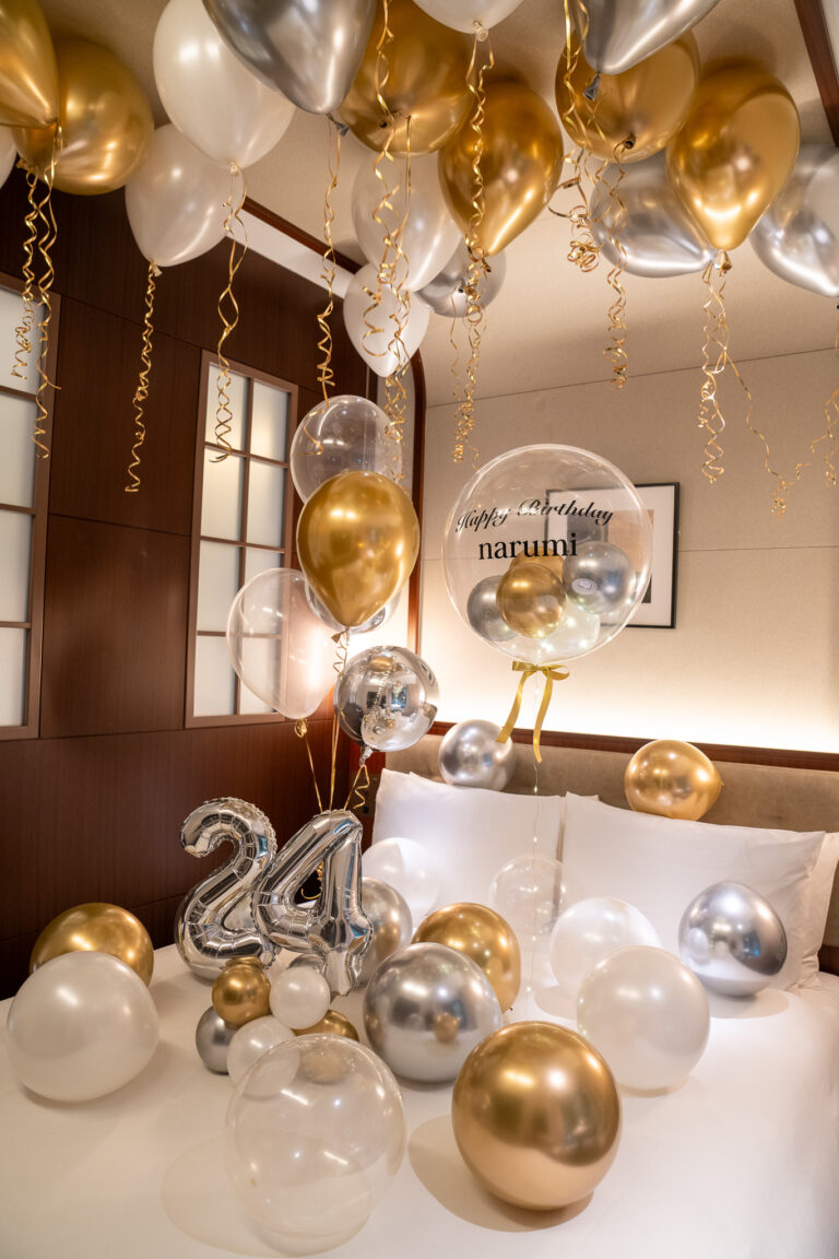 丸の内ホテルでの24歳誕生日サプライズバルーン装飾