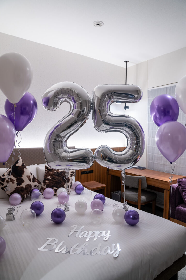 三井ガーデンホテル豊洲プレミア에서의 25세 생일 서프라이즈 데코레이션