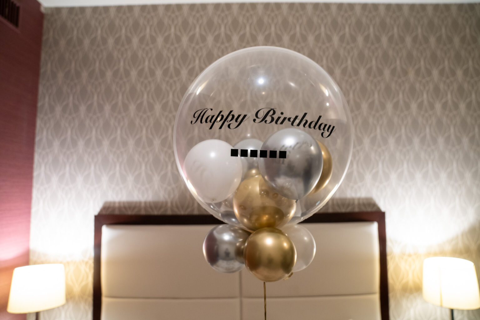 ロワジールホテル品川シーサイド生日驚喜氣球裝飾