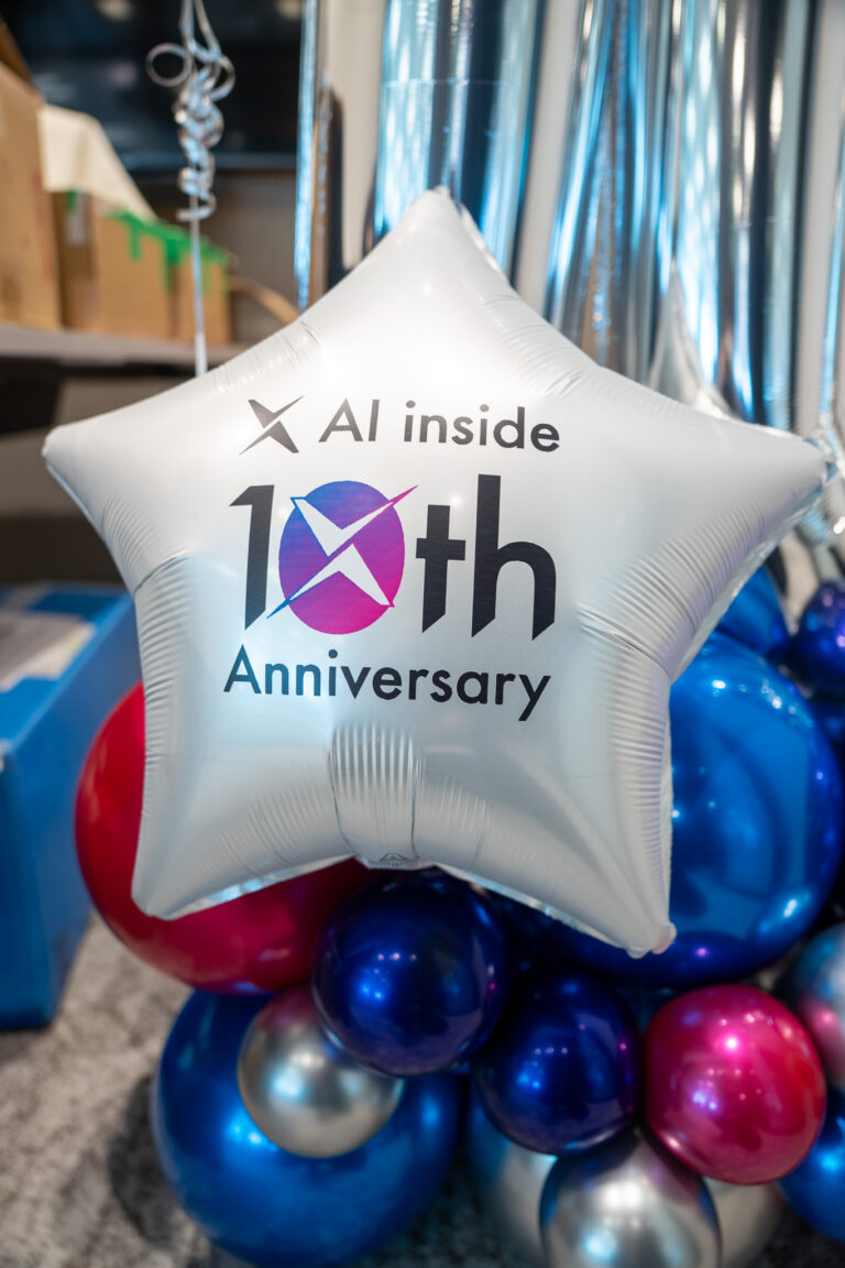 Balloon decoration for the 10th anniversary party at 麻布台ヒルズ森JPタワー