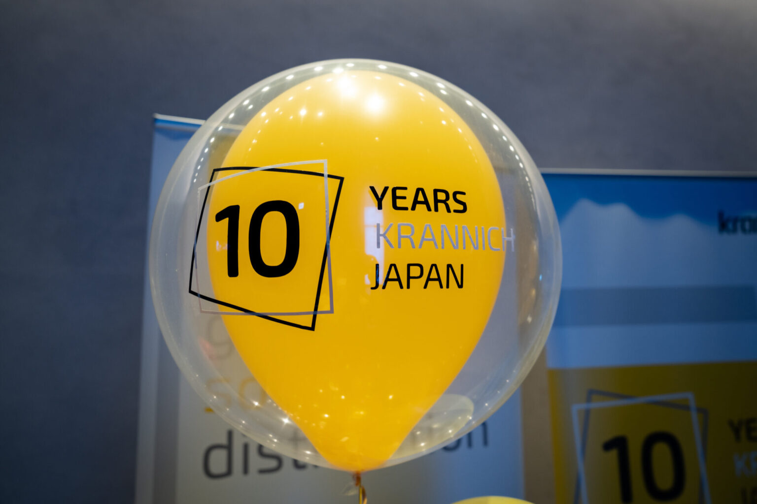 企業の周年お祝い装飾