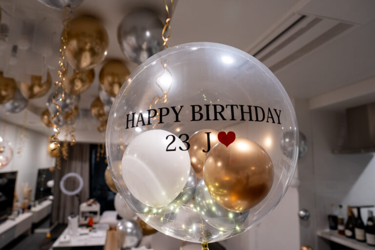 23세 생일 서프라이즈 풍선 장식