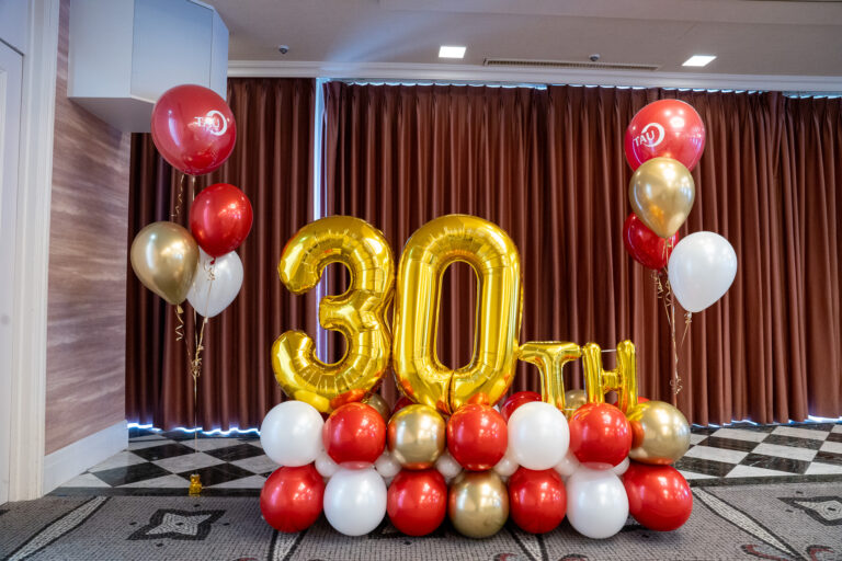 ホテル椿山荘東京30周年庆气球装饰