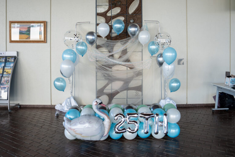 25th Anniversary Balloon Decoration Photo Spot at 朝霞市民会館ゆめぱれす