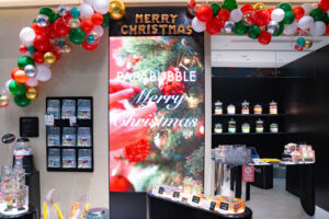 店舗のクリスマス装飾