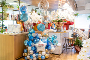 企業の上場お祝いバルーン