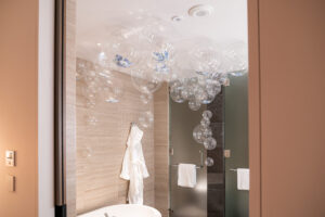 バブル(泡)モチーフのバルーン装飾