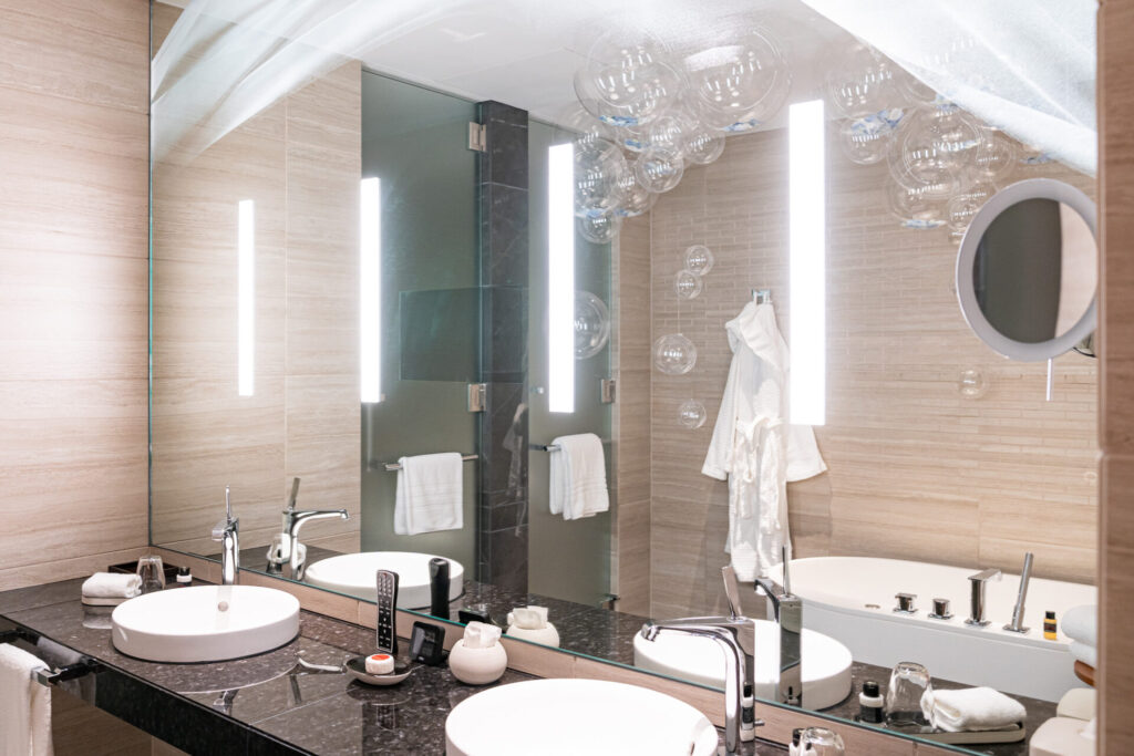 バブル(泡)モチーフのバルーン装飾