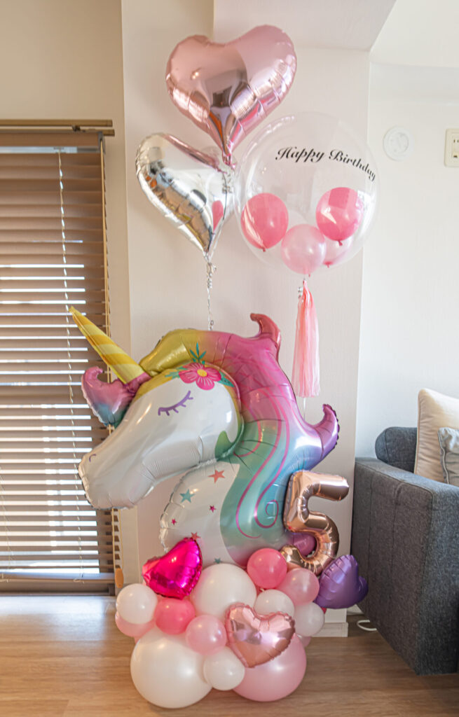 自宅でキッズバースデーパーティー