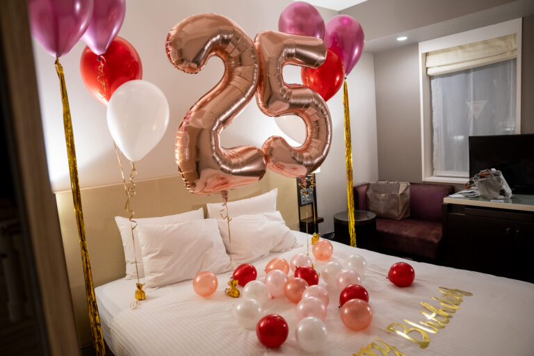 KOKO HOTEL 神戸三宮的25歲生日驚喜裝飾