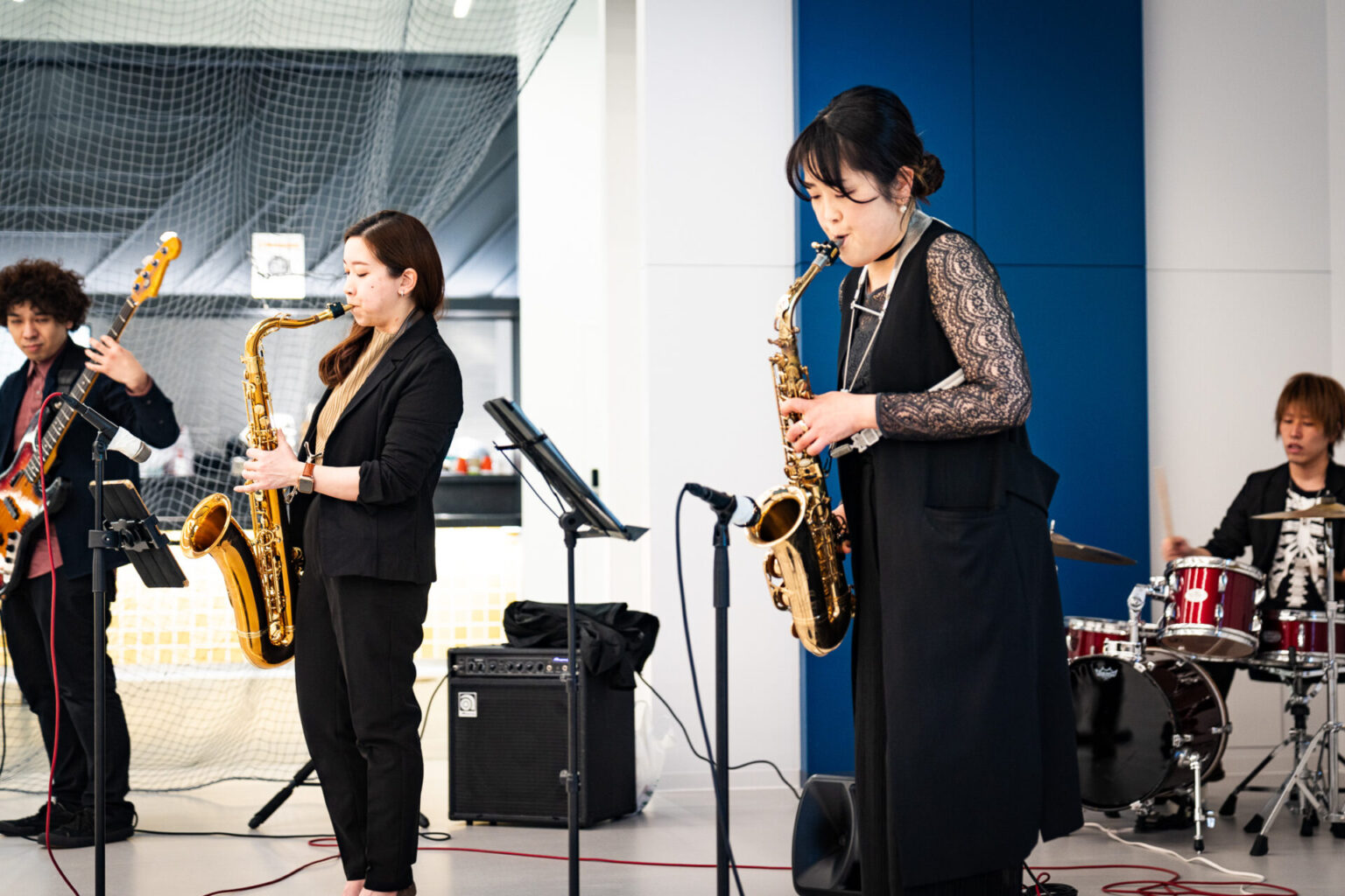 イベントで生バンド