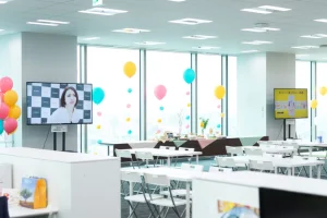 企業のファミリーデー装飾