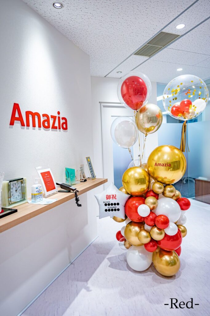 企業の周年お祝いバルーン