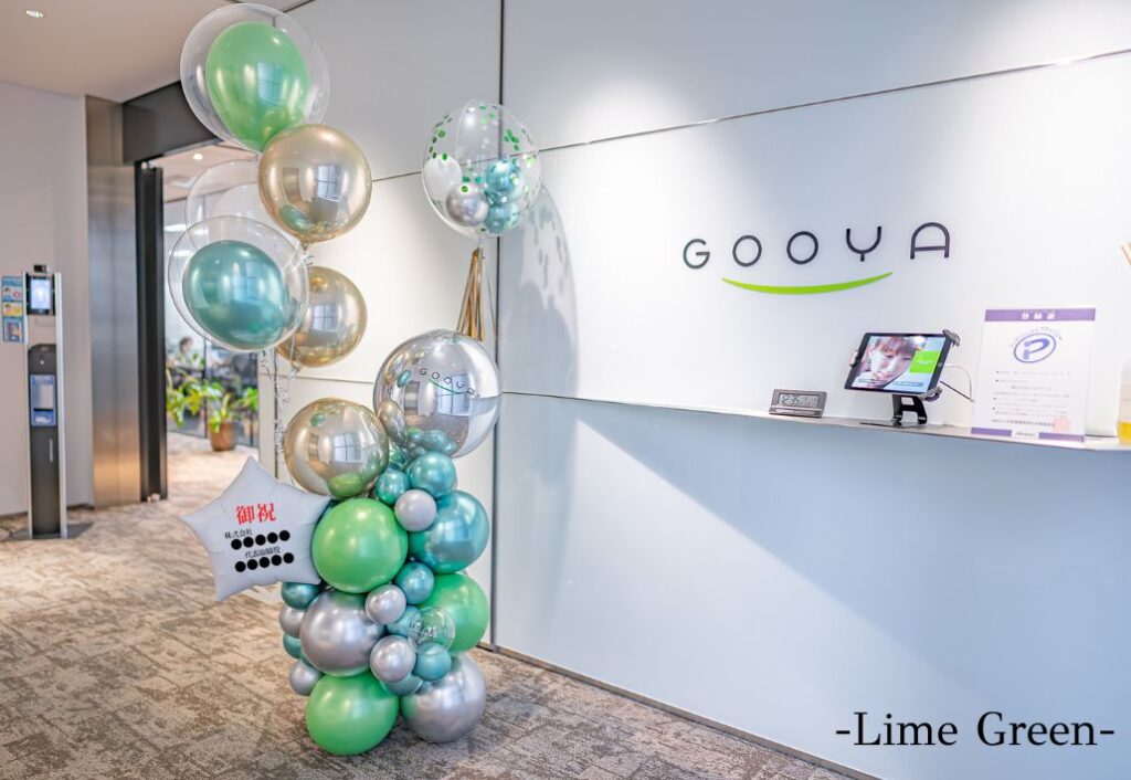 企業の周年お祝いバルーン