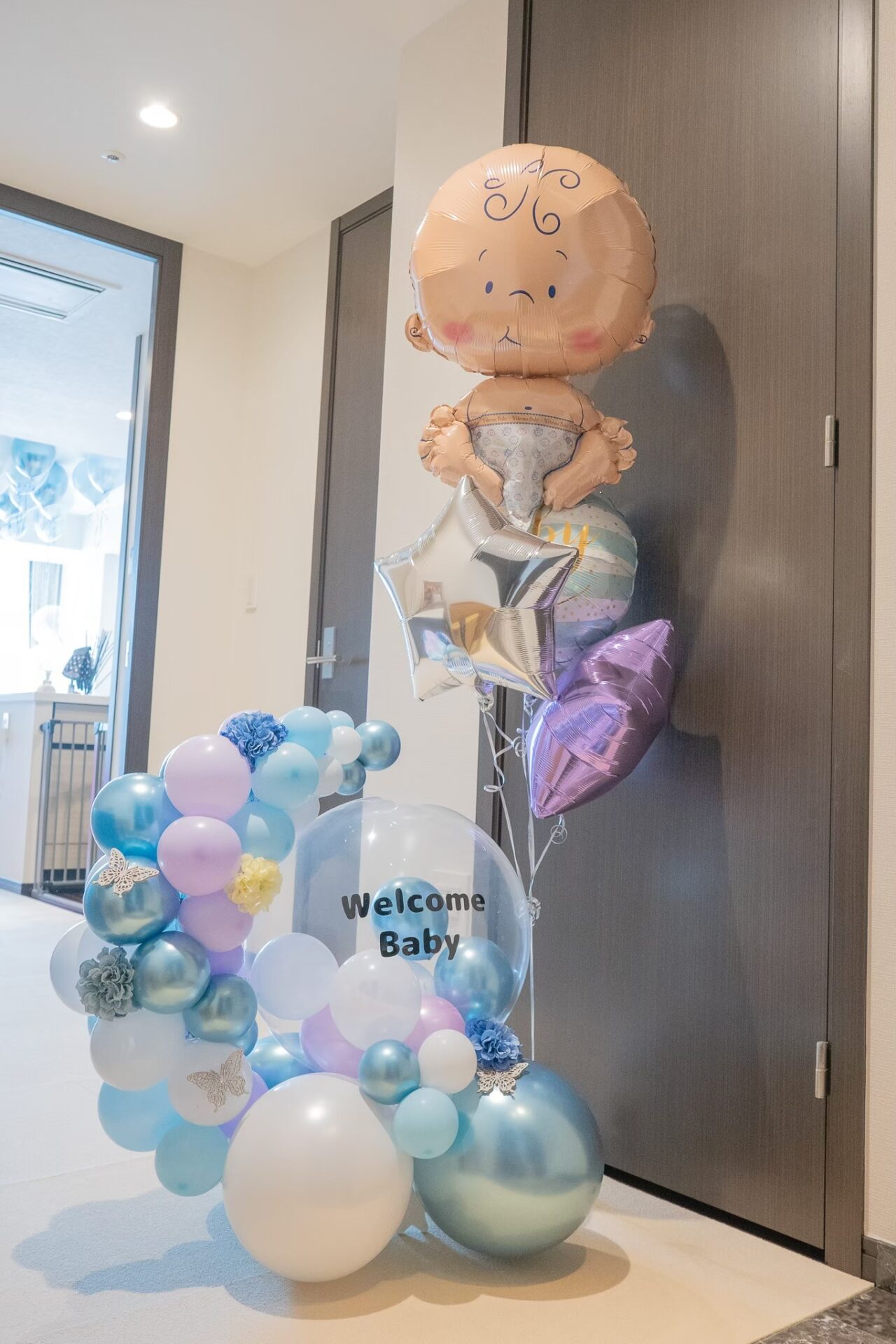 自宅でウェルカムベイビー・出産お祝い装飾