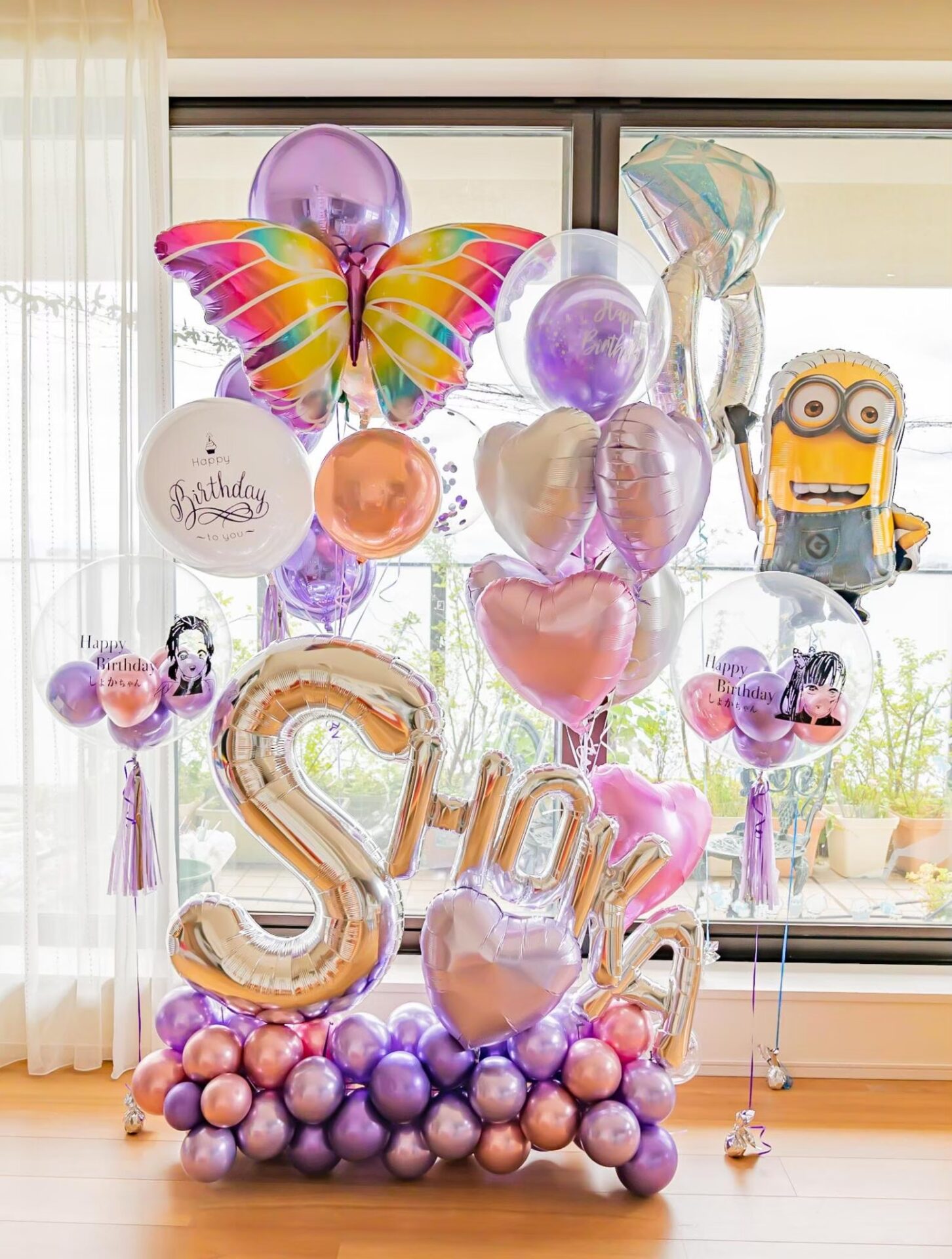 自宅で娘の誕生日お祝いパーティー