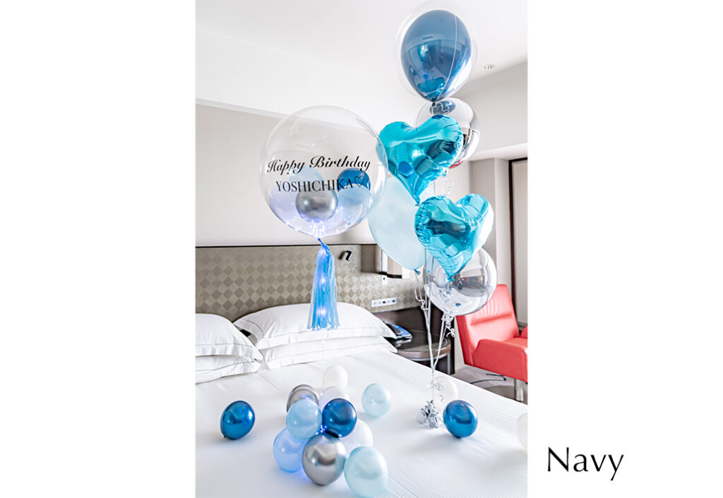 恋人へホテルサプライズ装飾