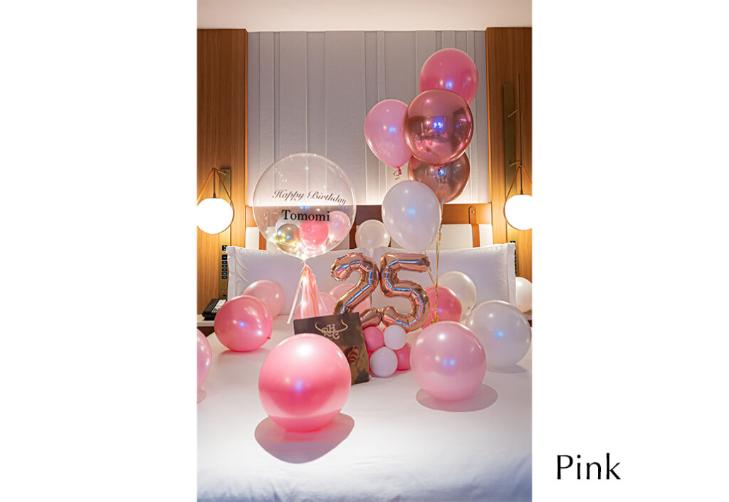 恋人へホテルサプライズ装飾