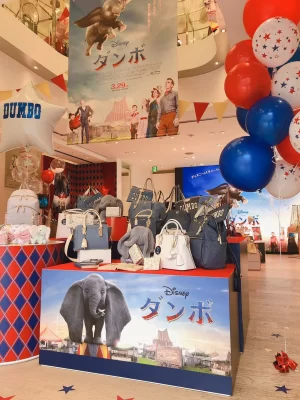 ディズニー映画イベントのディスプレイ装飾