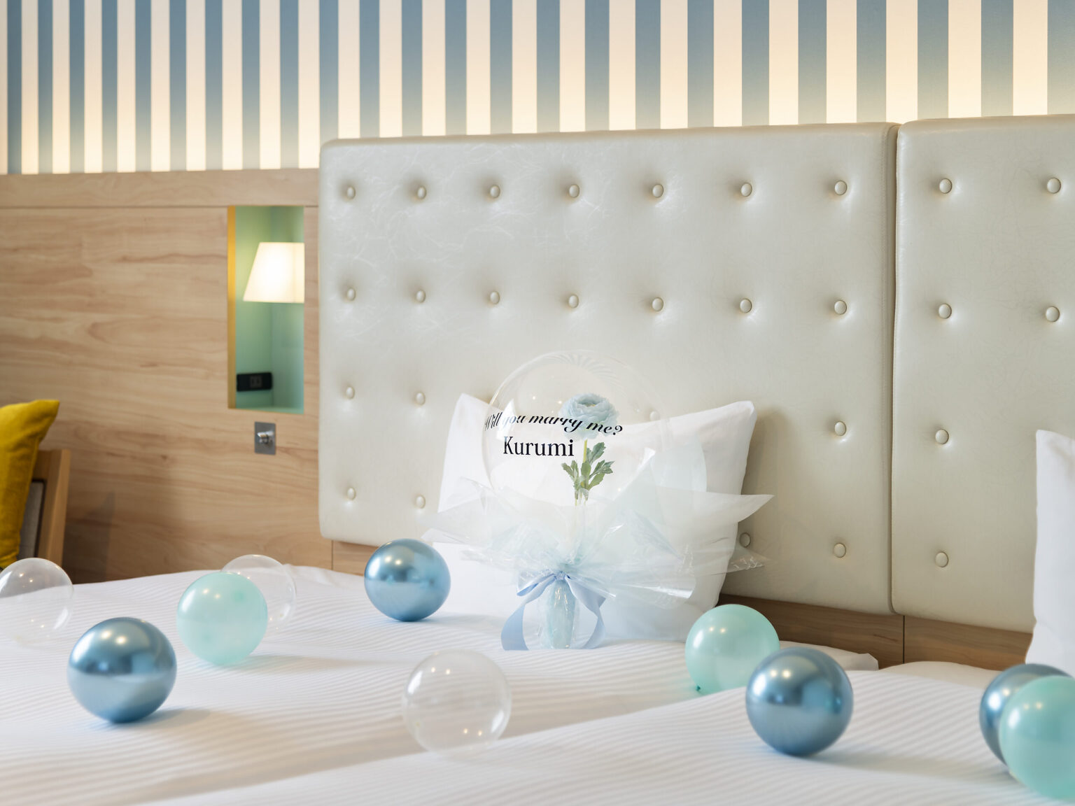 [Balloon Flower Decoration Set (Tax Included) ¥10,000]