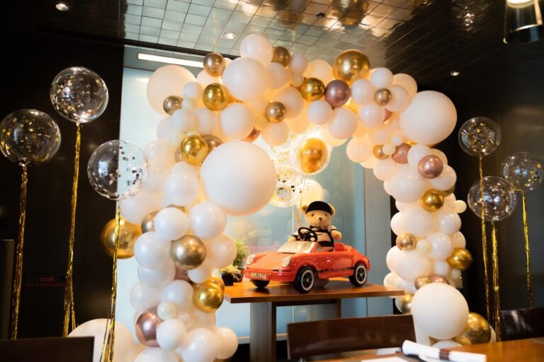 Balloon arch, botanical, large size