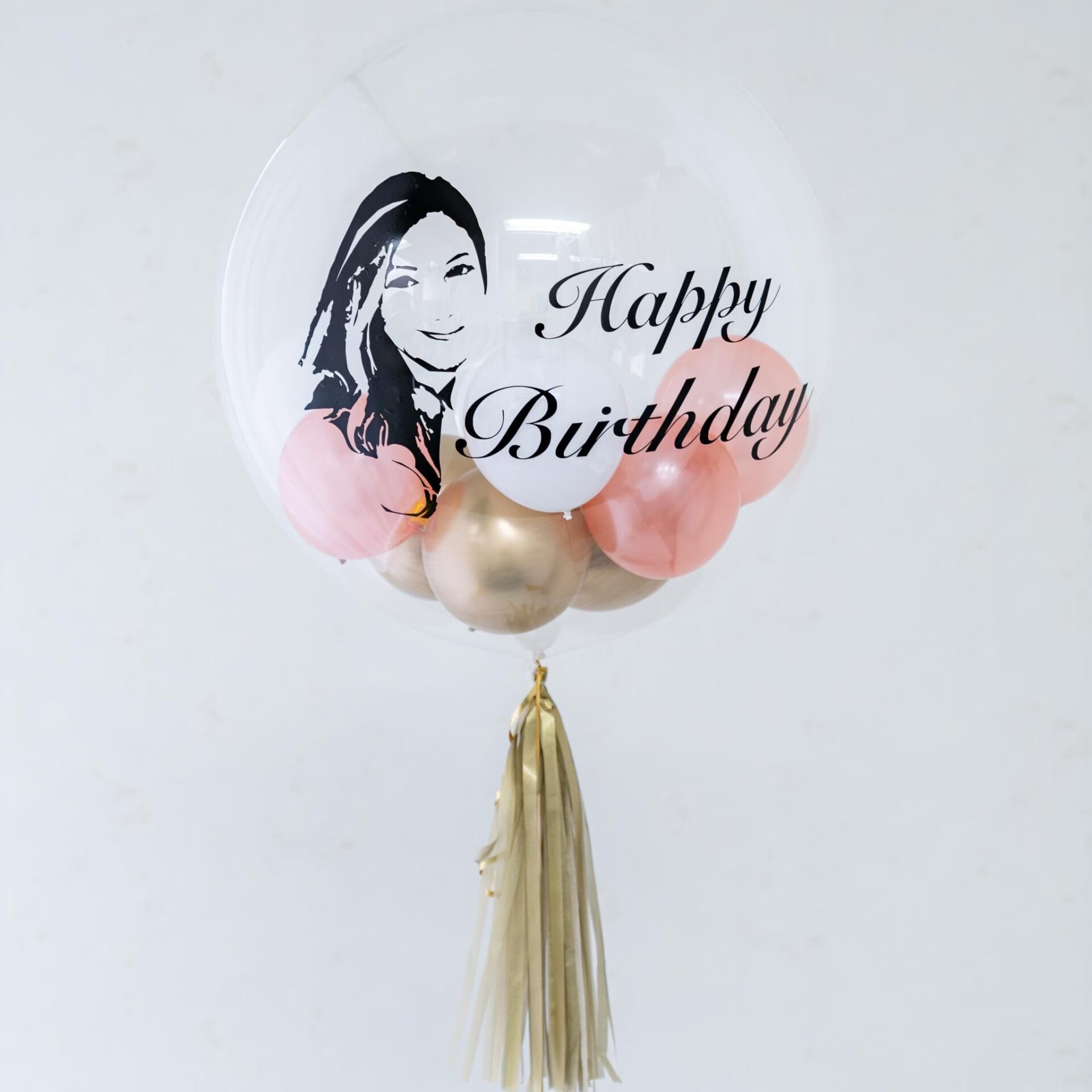 似顔絵入りお誕生日お祝いバルーンギフト