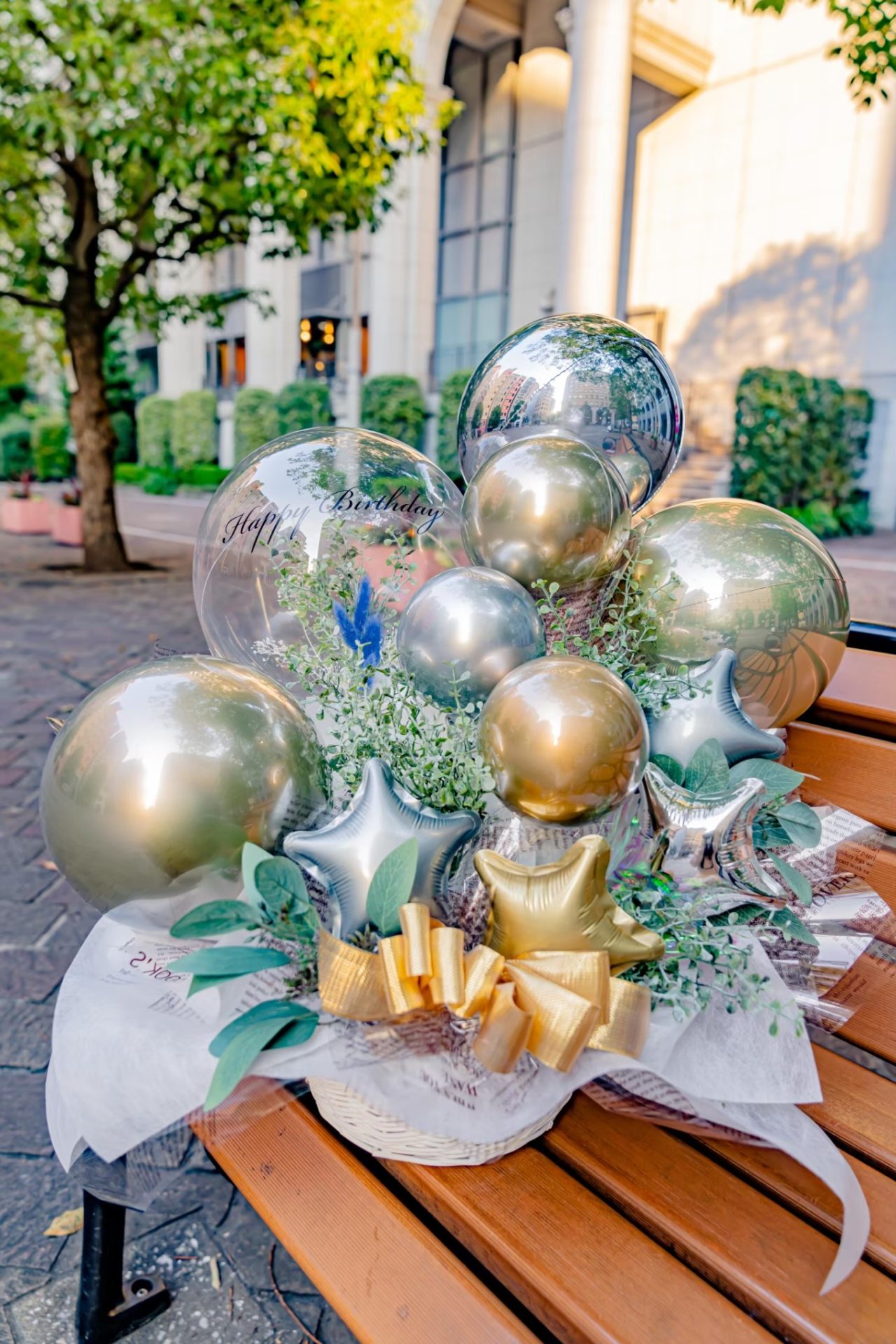 バースデーギフト用アレンジメントバルーン