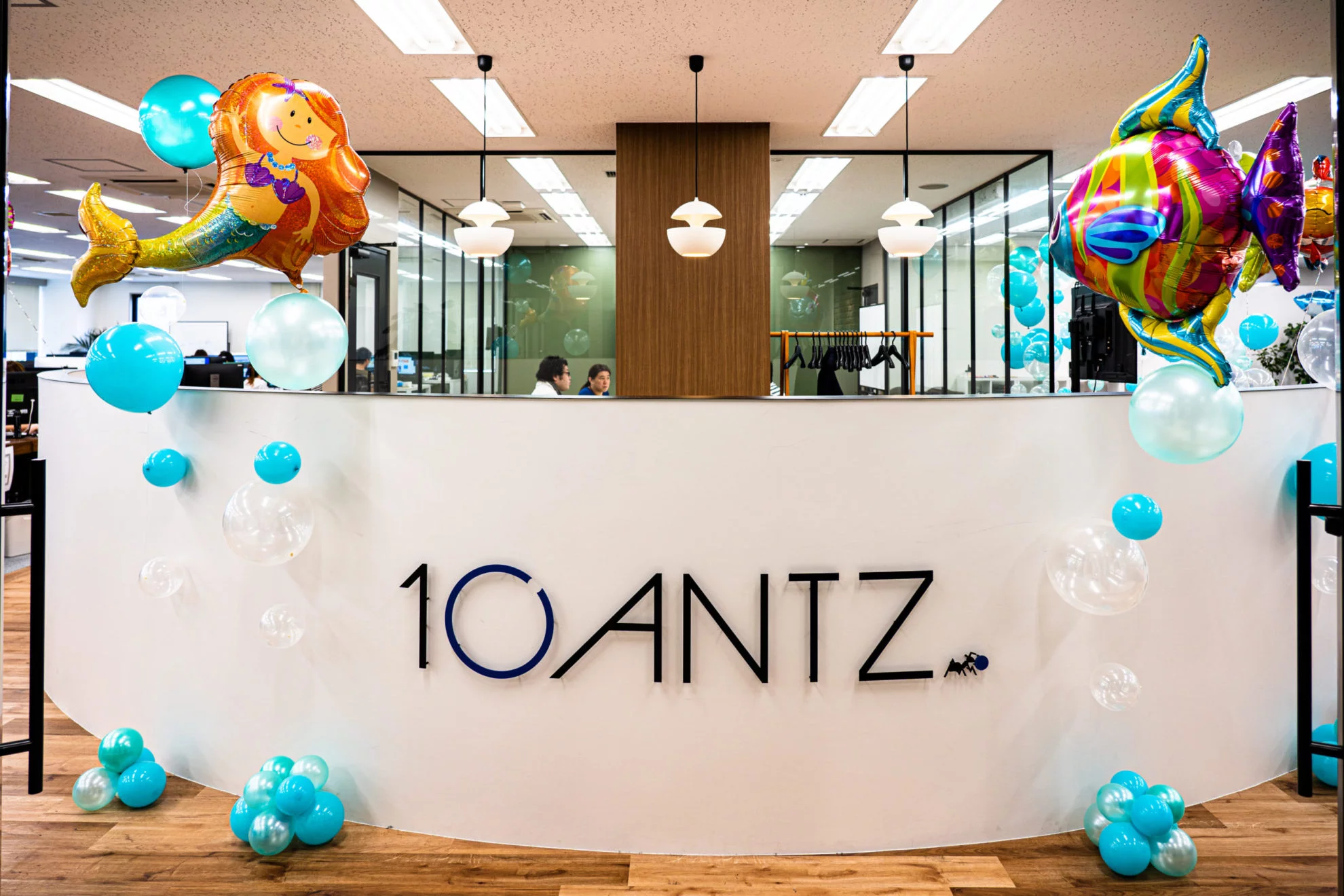 海をイメージしたファミリーデー装飾