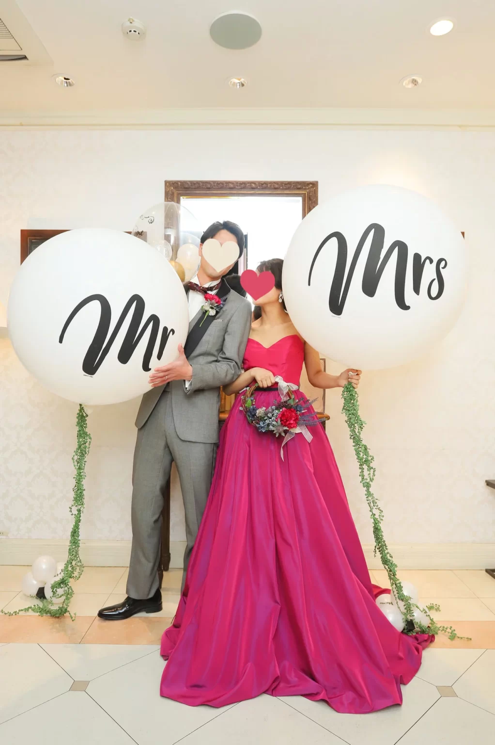 結婚式のバルーン装飾