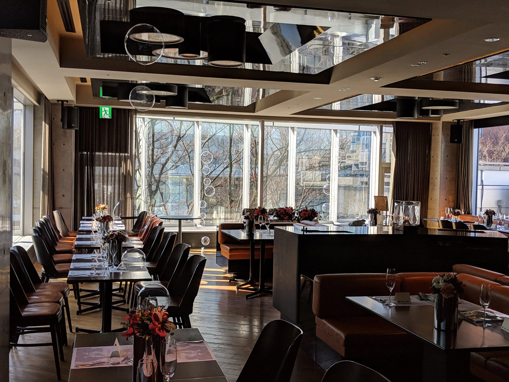 レストランでバルーン装飾