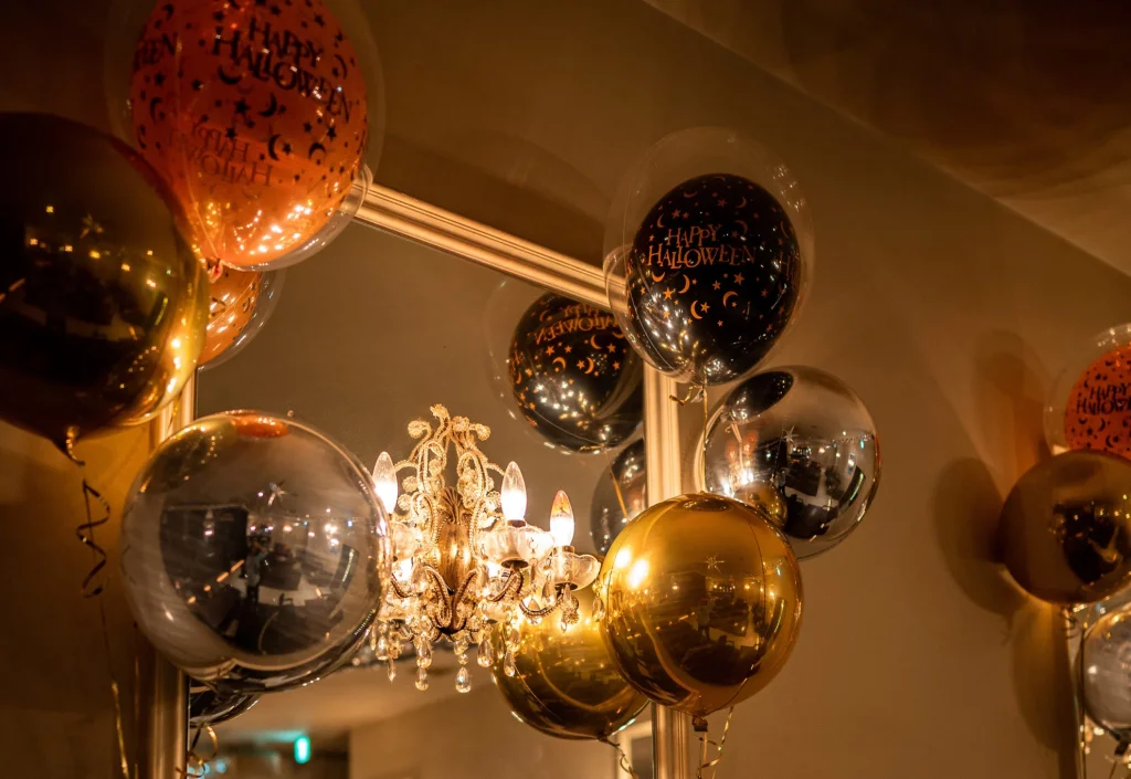 飲食店でハロウィンパーティー