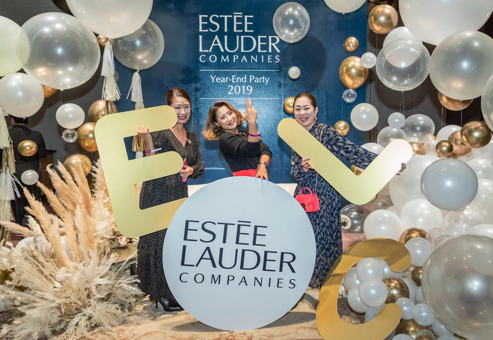 エスティーローダーのイベントフォトスポット