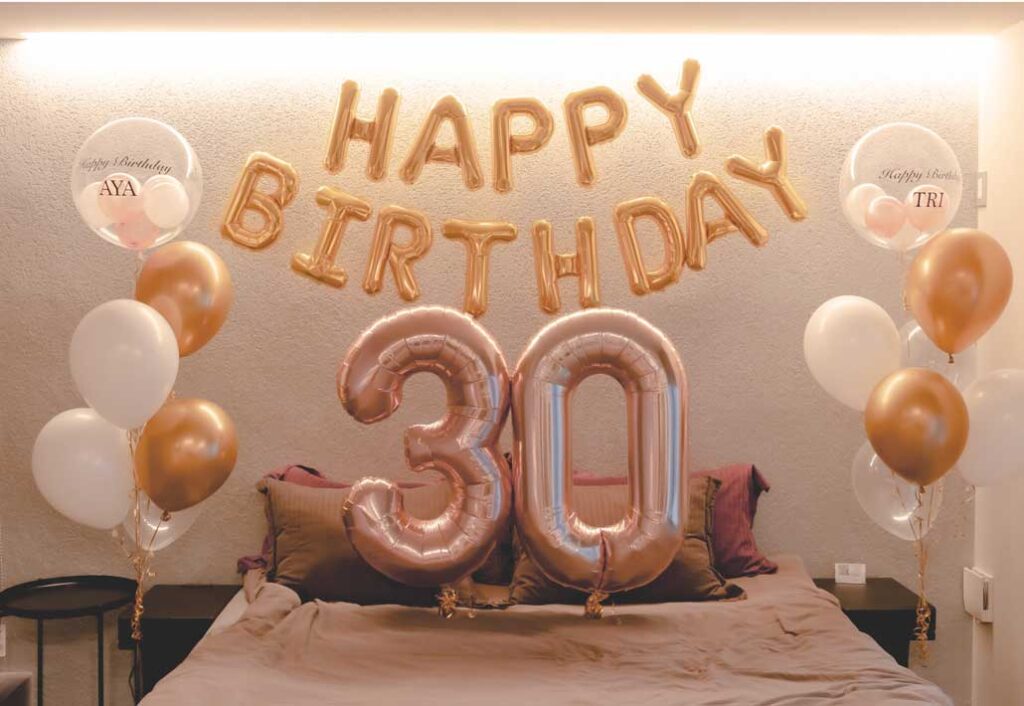 HAPPY BIRTHDAY サプライズデコレーション