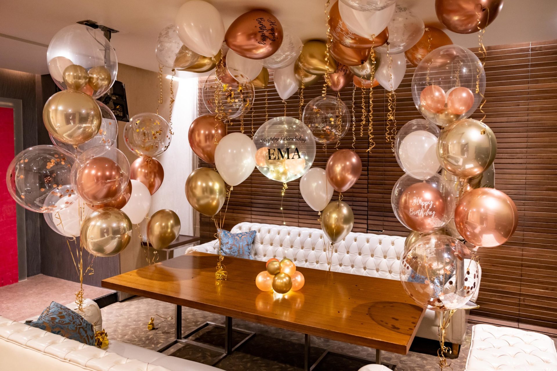 彼女へのサプライズバルーン