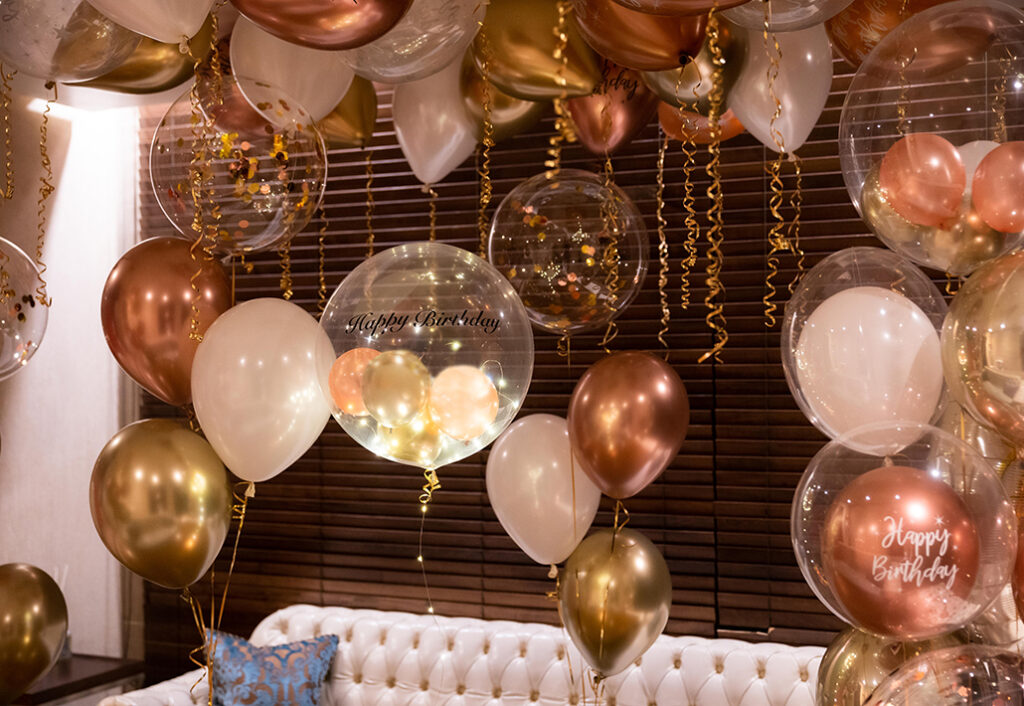 ウェディング会場での結婚式のバルーン装飾 #080