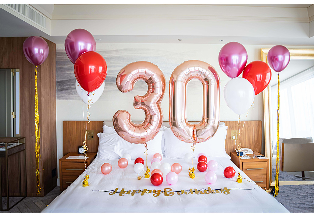 Birthday surprise decorations