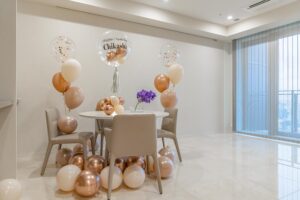 妻へ贈る大人かわいいバルーンサプライズ