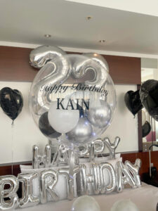 ホテル ザ セレスティン東京芝での23歳誕生日サプライズバルーン装飾