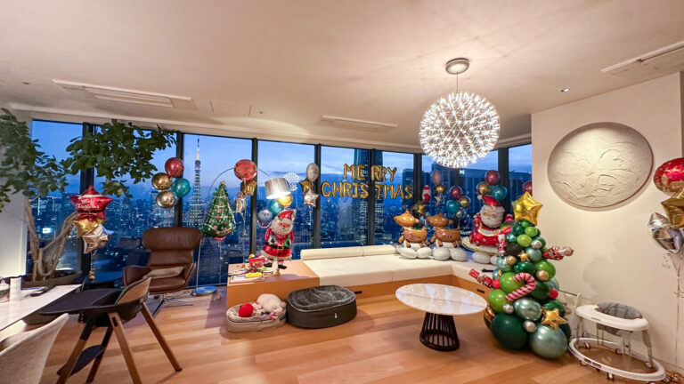 クリスマスパーティー飾り付け