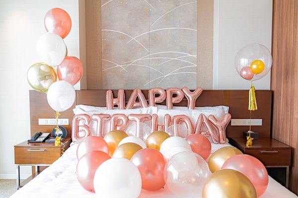・サプライズバルーン B
・HAPPY BIRTHDAY レターバルーン