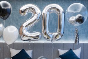 誕生日年齢バルーン装飾