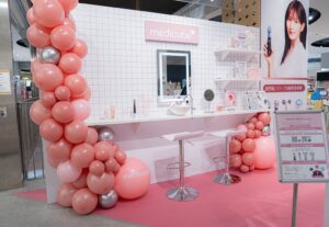 コスメブランドのイベント装飾