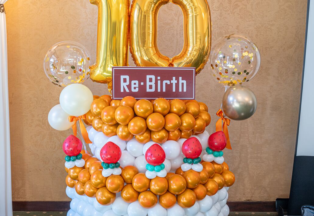 ホテルで会社の周年お祝い記念パーティー