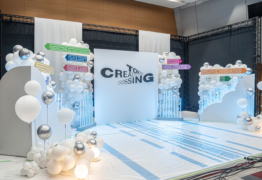 スタジオのフォトスポット装飾