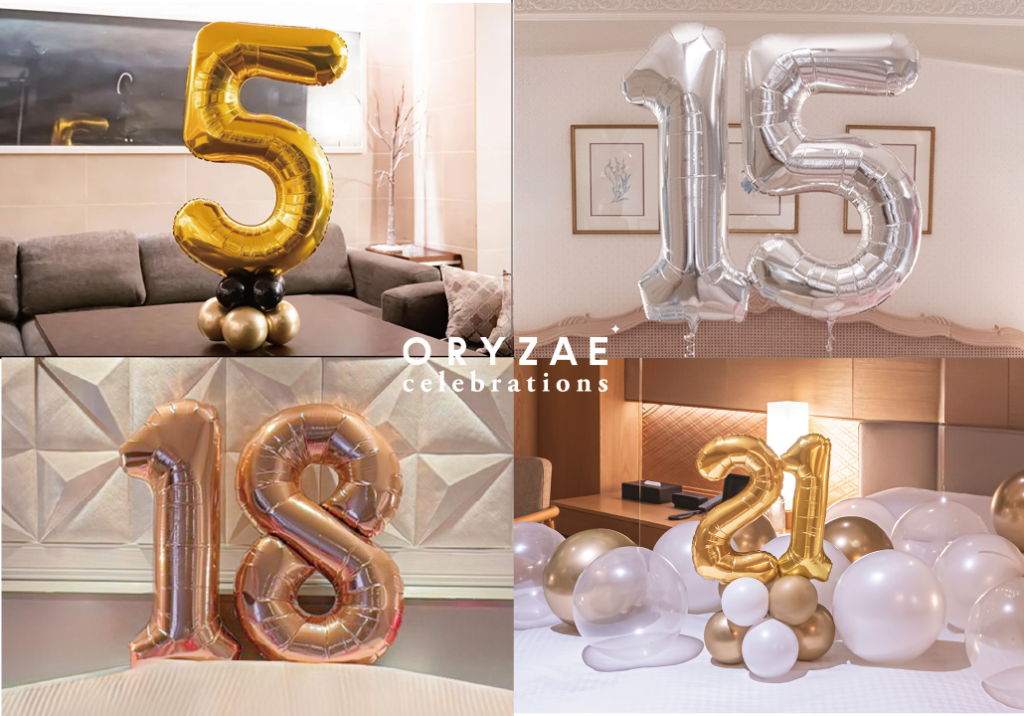 数字デコレーションのオプション